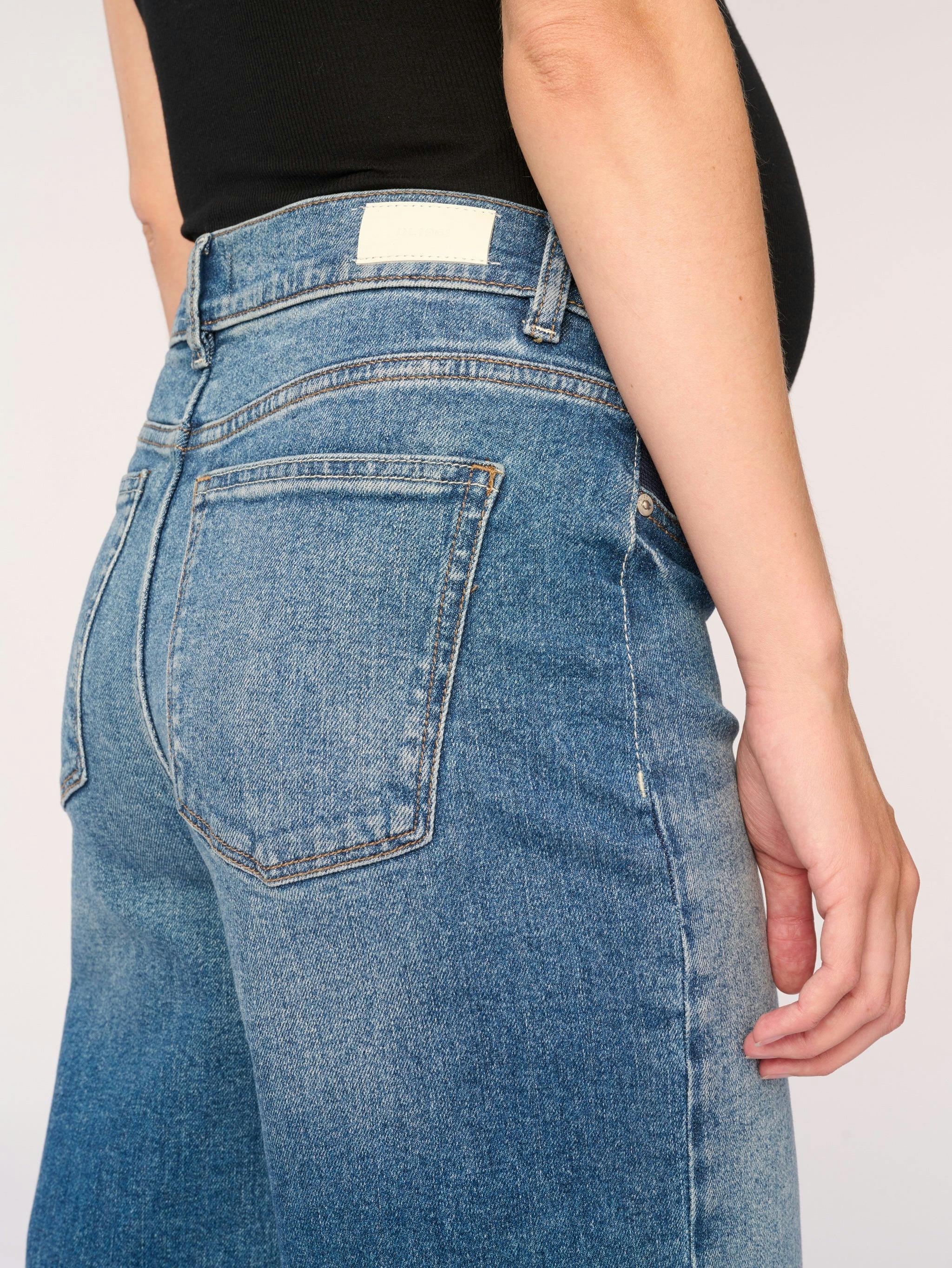Hepburn Maternity Wide Leg Vintage Jeans | East Lake