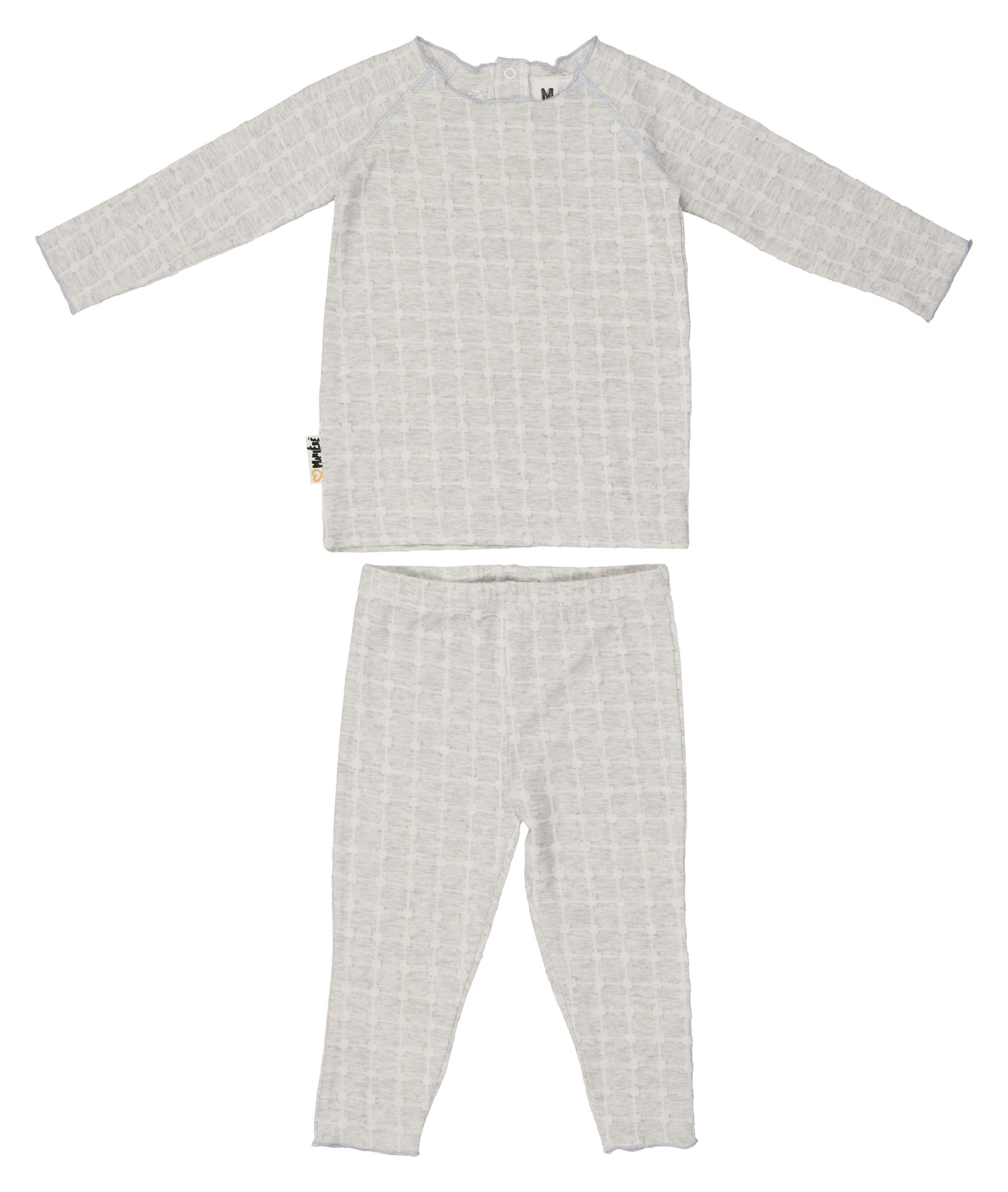 Box Design Raglan Sleeve Top & Pant Set