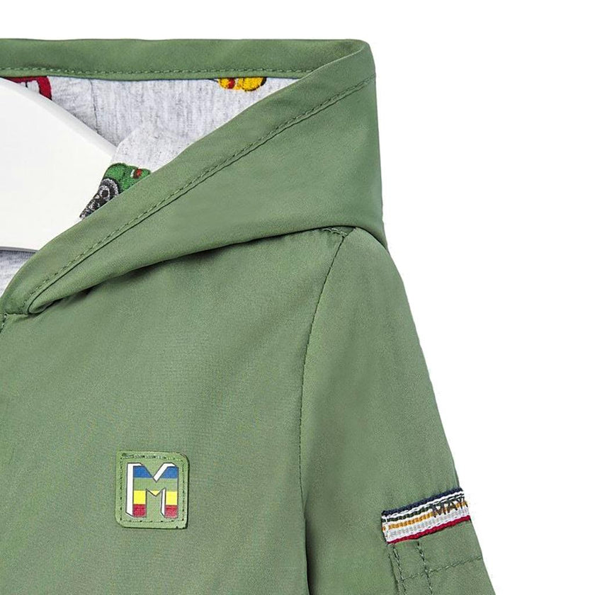 Green Reversible Windbreaker