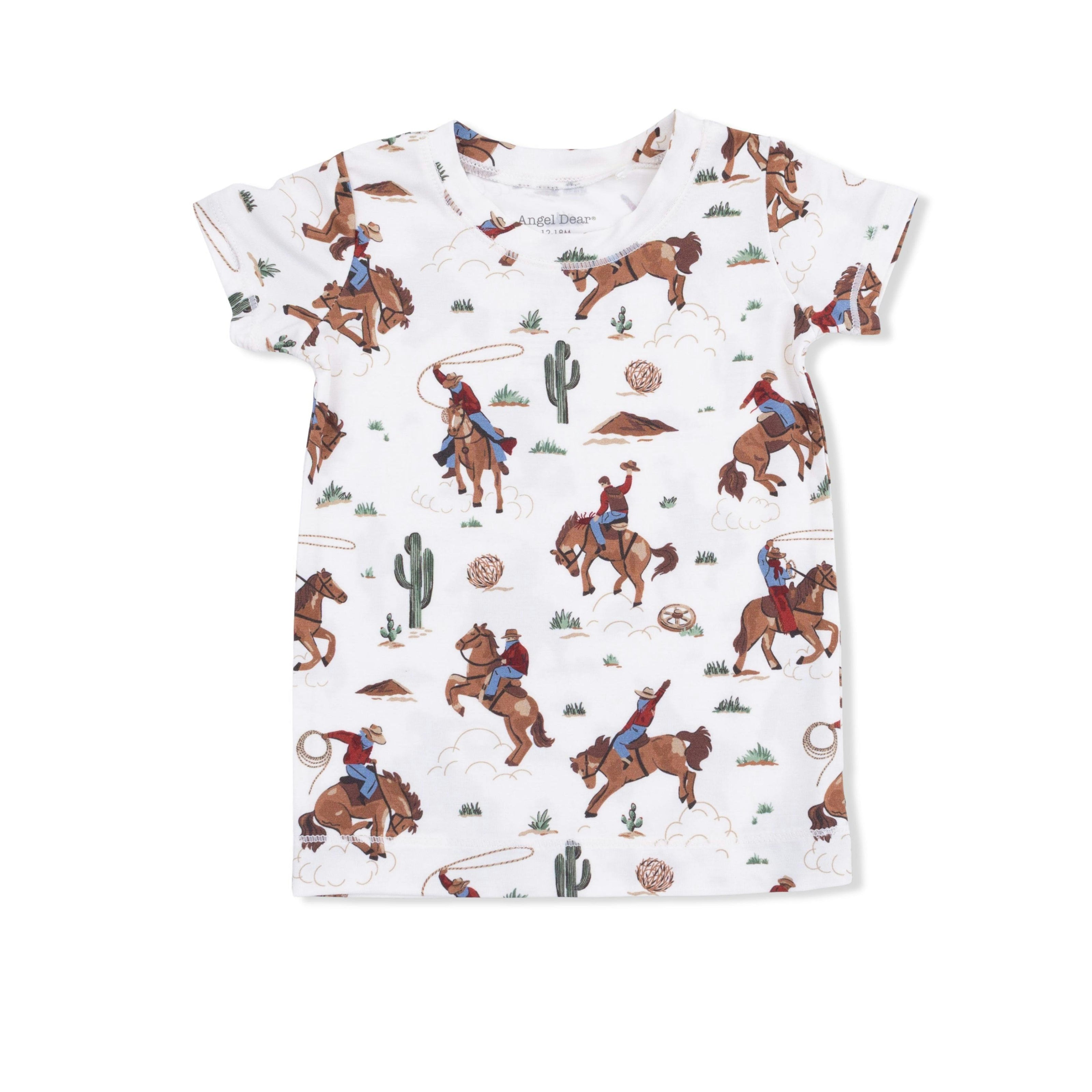 Buckaroo Western - Short Sleeve Loungewear Set