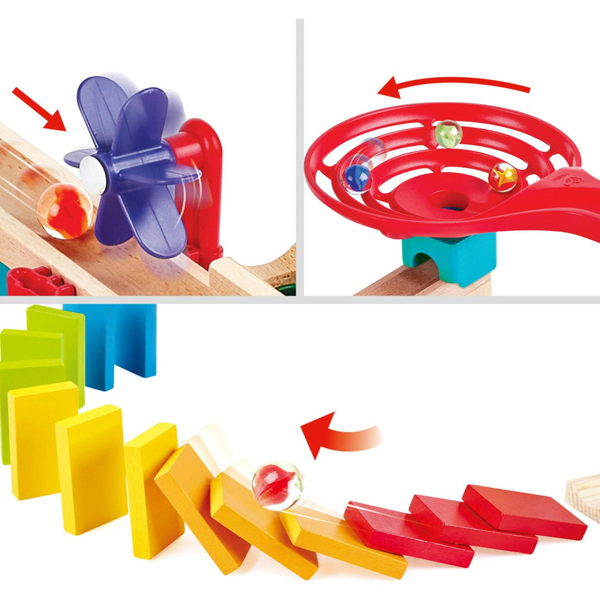 Marble Run DIY Wood Building Racetrack