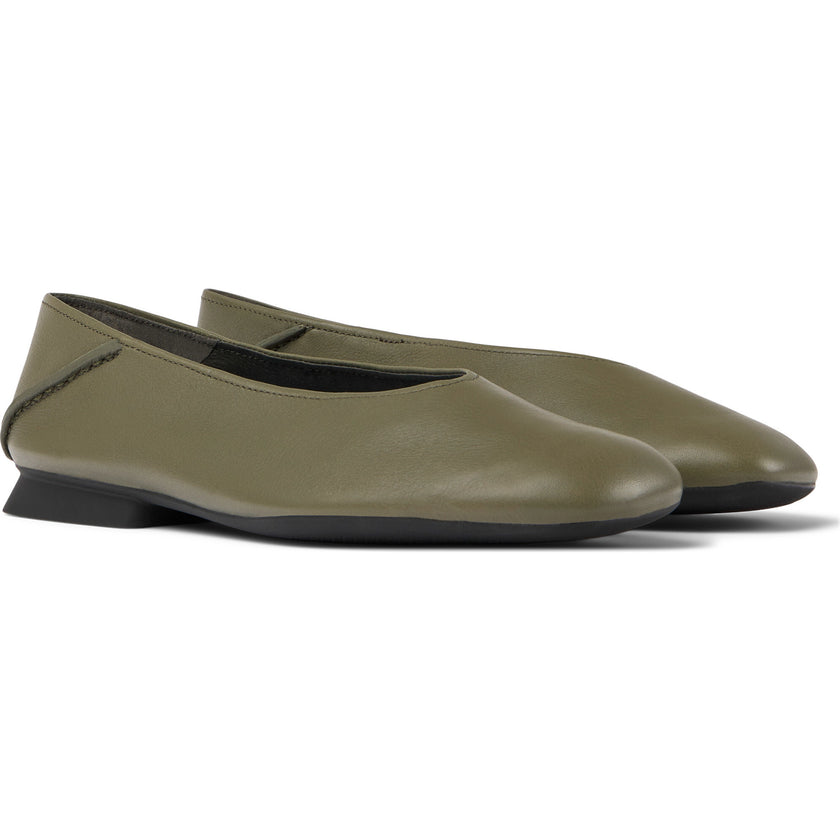 Women's Casi Myra Ballerinas, Medium Green