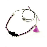 Starry Bat Beaded Necklace