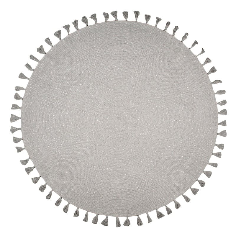 Josephine Hand-Woven Tassel Braided Round Rug