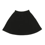 Super Bubble Ribbed Waist A-Line Short Skirt