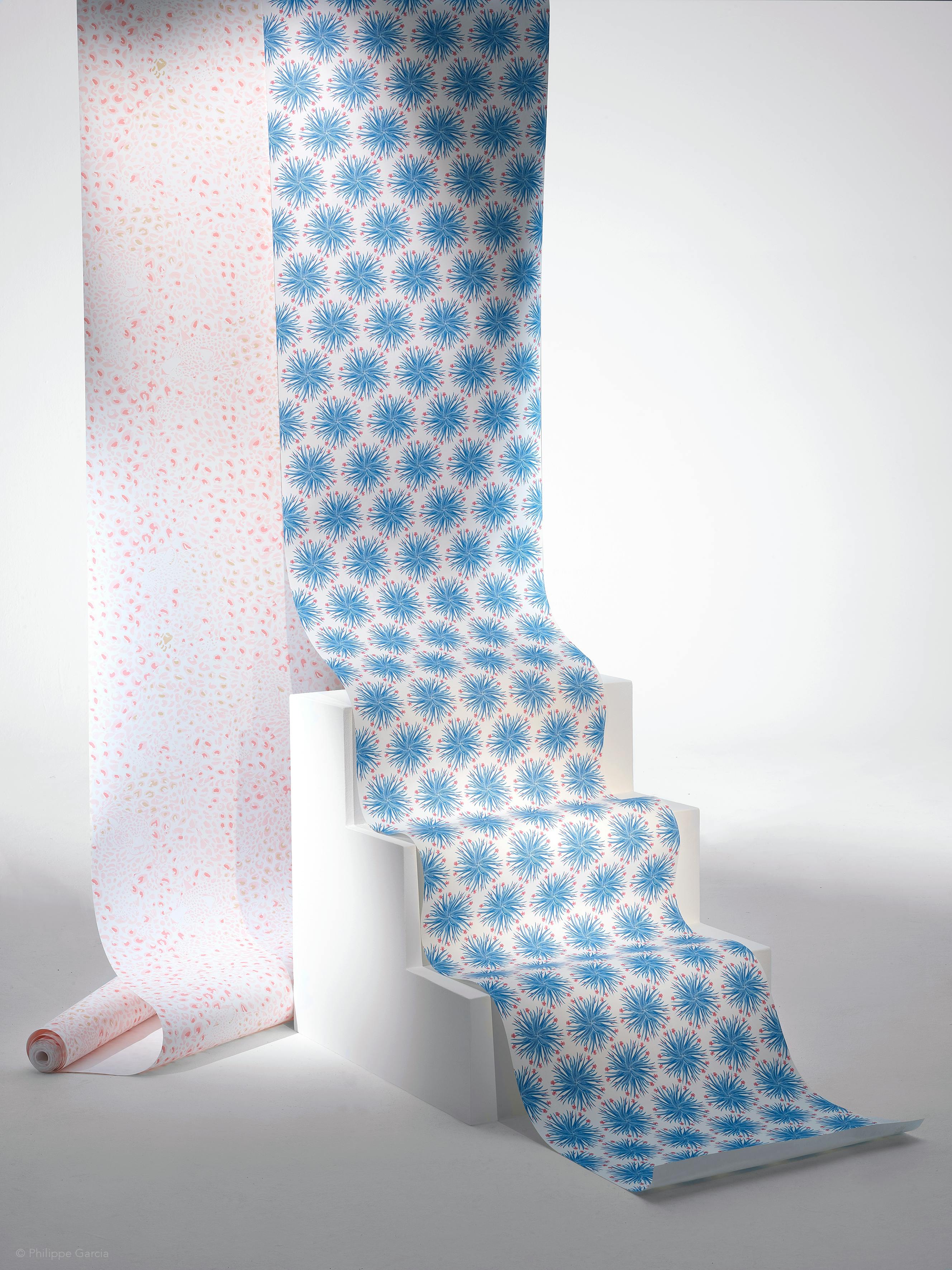 Papier peint CHEETAH coloris Grenadine