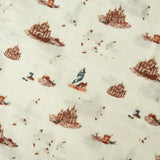 Sandcastle Hooded Swaddle Blanket