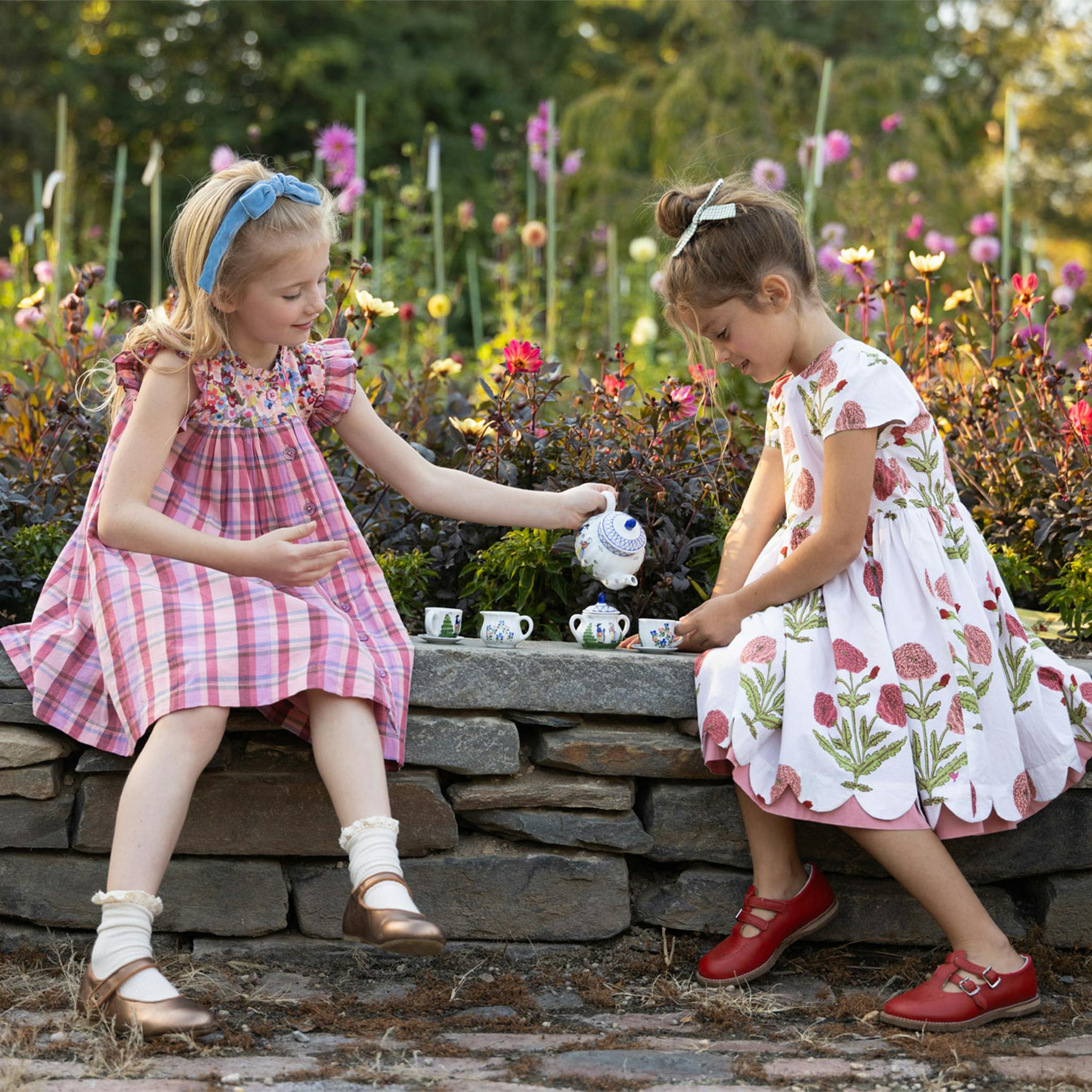 Girls Marisol Dress - Rose Dandelion