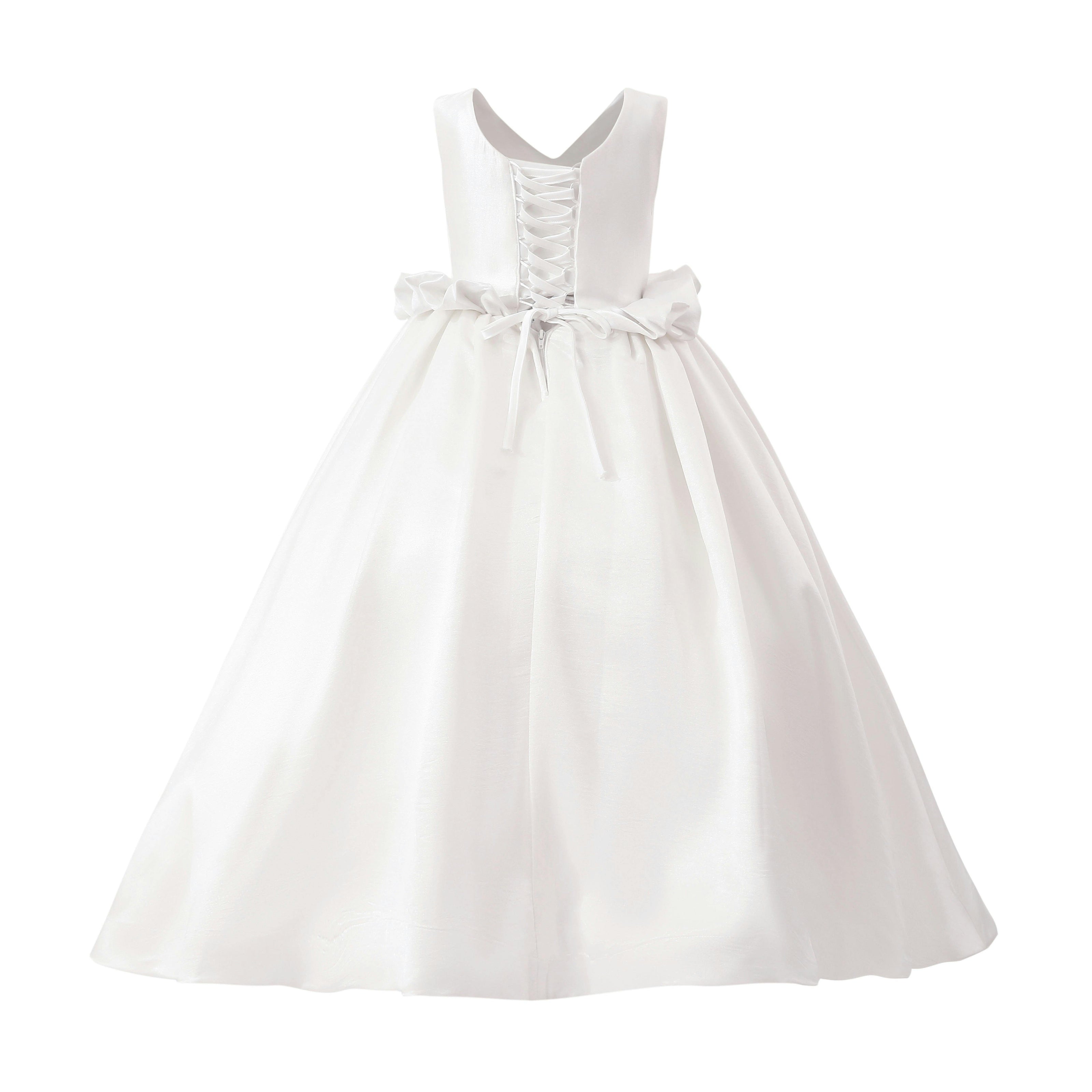 White Valestra Formal Dress