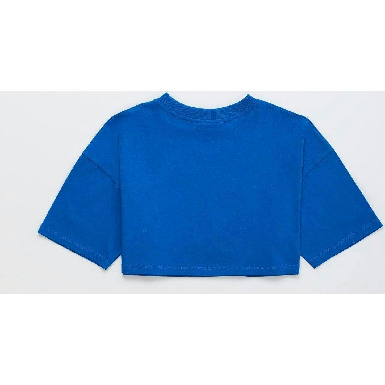 HULA CROP TOP BLUE