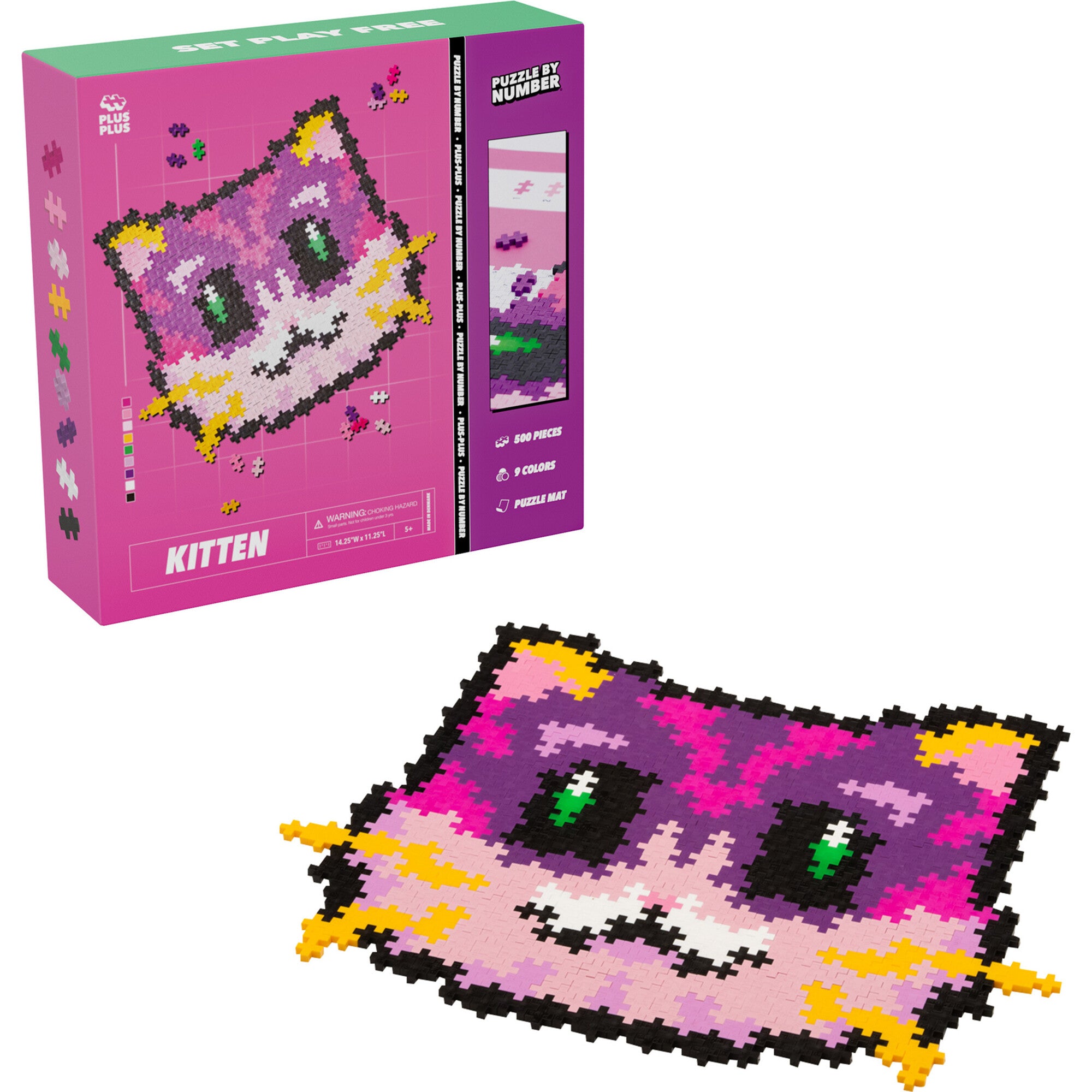 Plus-Plus: Puzzle by Number - - 500 Piece