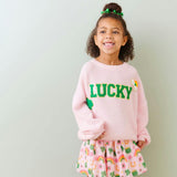 Green Glitter Bow Clip Set