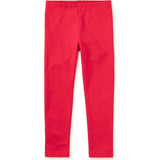 Solid Leggings, Red