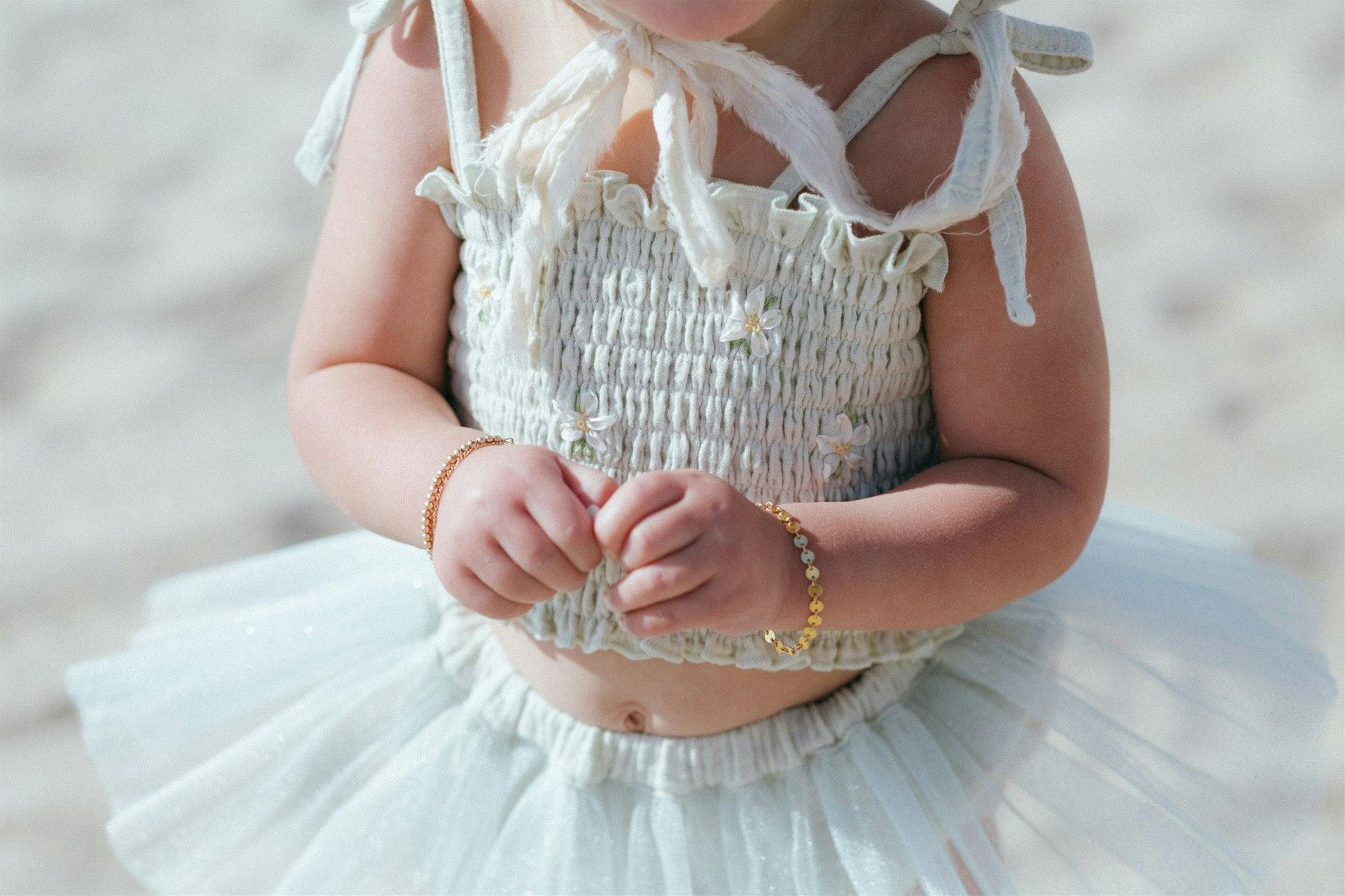 Daisies Tutu - Seafoam