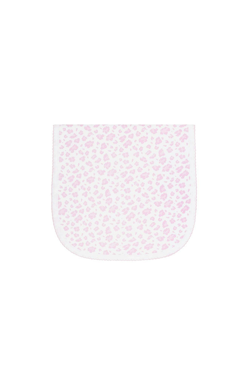 Pink Cheetah Print Burp Cloth