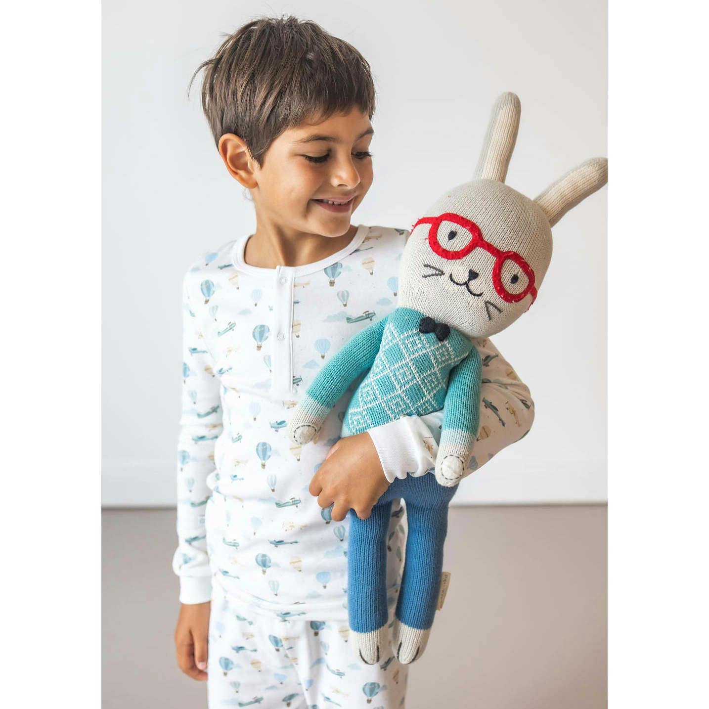 Little Airplanes Pima Long Pajama Set