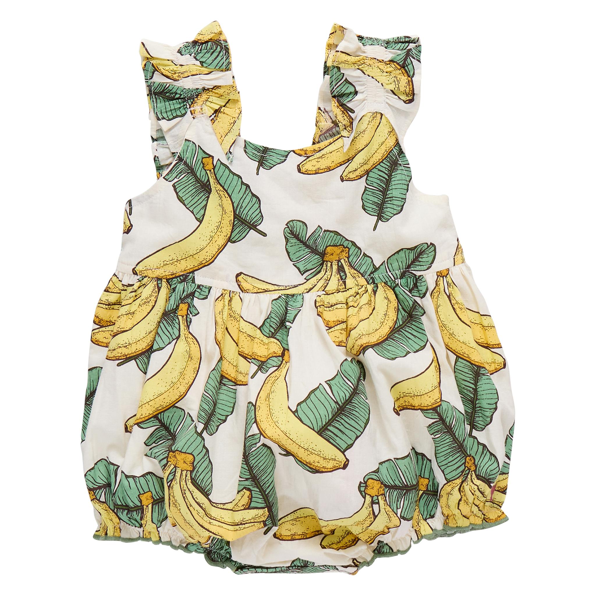 Baby Girls Via Bubble - Banana Leaves