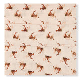 Floral Organic Cotton Muslin Swaddle Blanket