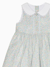 Light Blue Floral Aimee Girl Dress