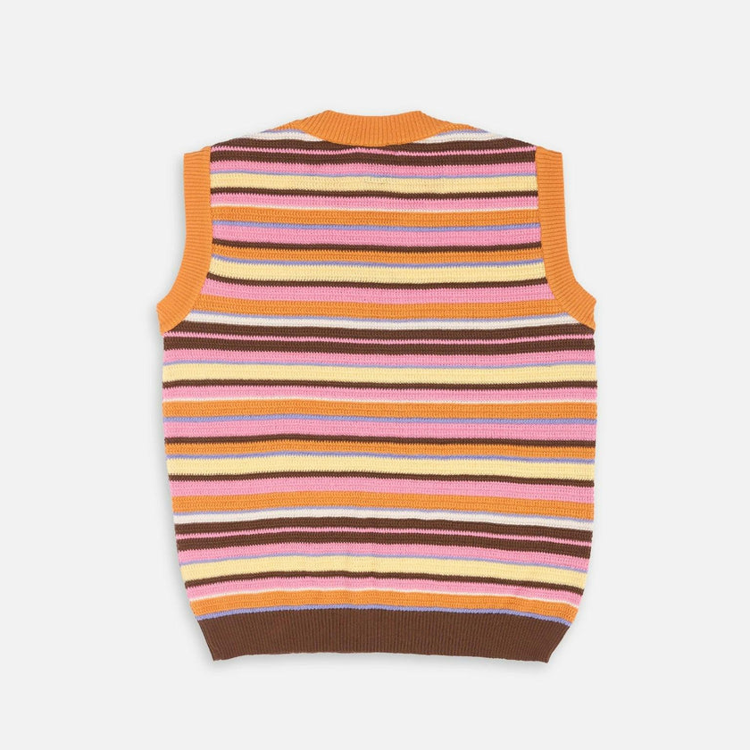 women's organic cotton top – orange sunset