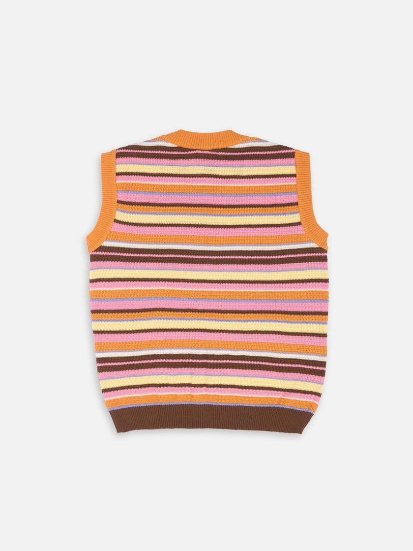 women's organic cotton top – orange sunset