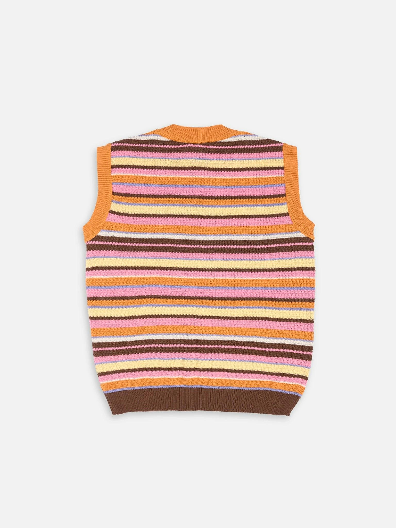 women's organic cotton top – orange sunset