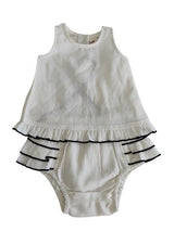 Frill Top and Shorts Set White