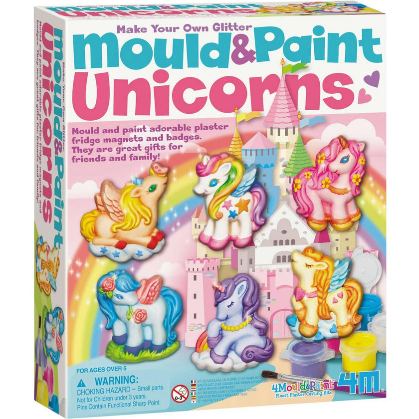 4M Unicorns Mould & Paint Kit