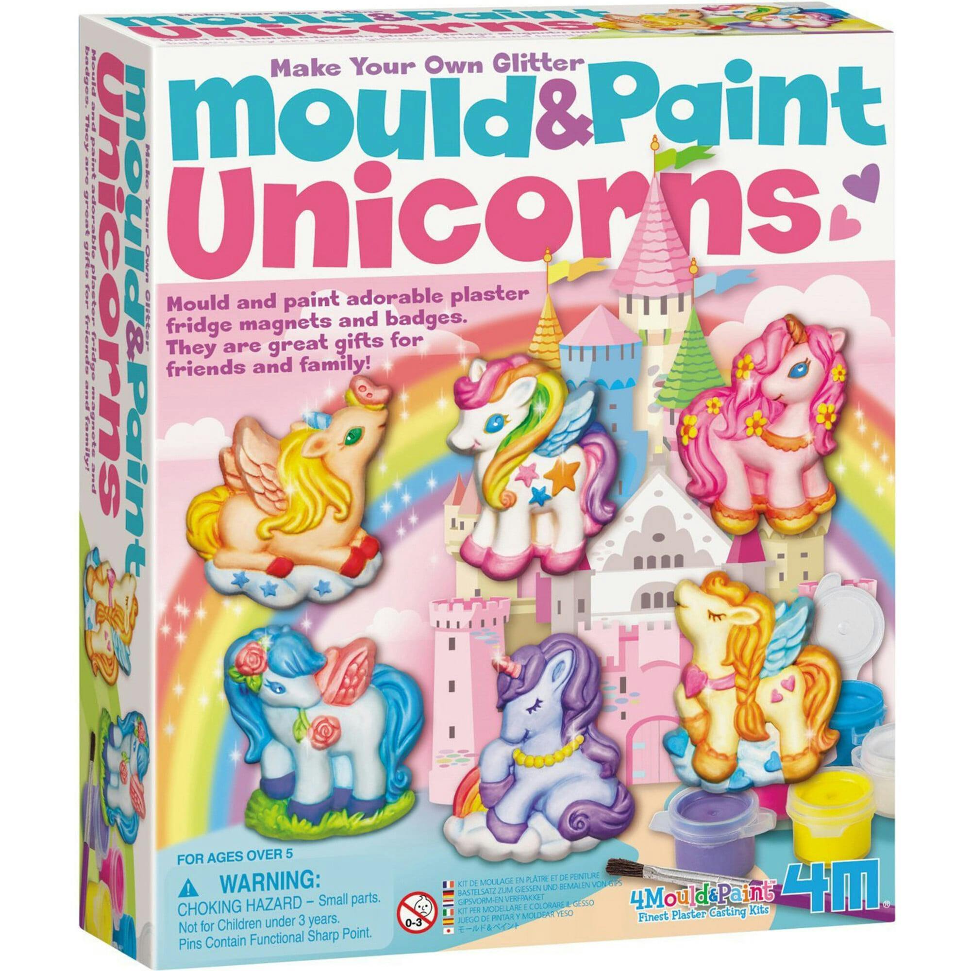 4M Unicorns Mould & Paint Kit