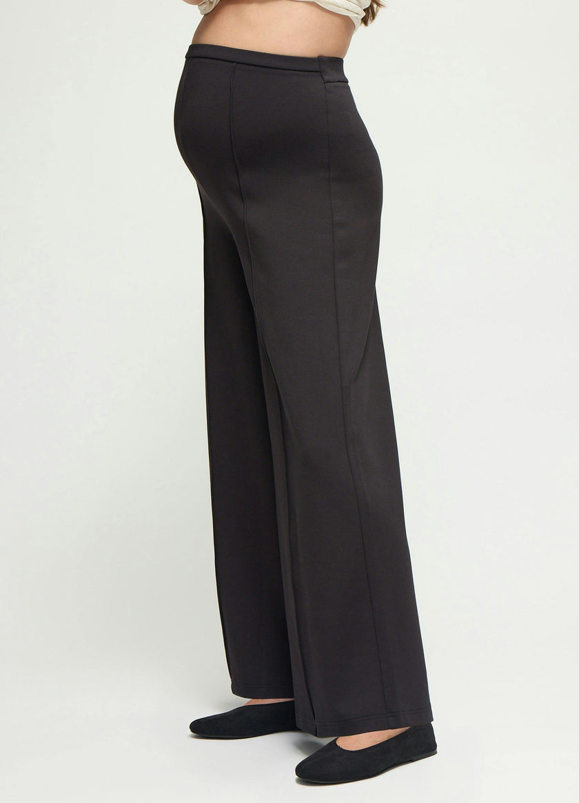 Flare Ponte Knit Maternity Pants