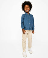 Jeffie Shirt, Petrol Mini Corduroy