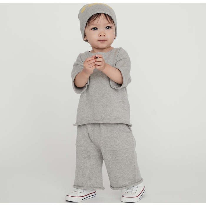 Baby My Boxy Cotton Rolled Edge Relaxed Fit Pants