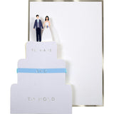 Wedding Cake Honeycomb Card