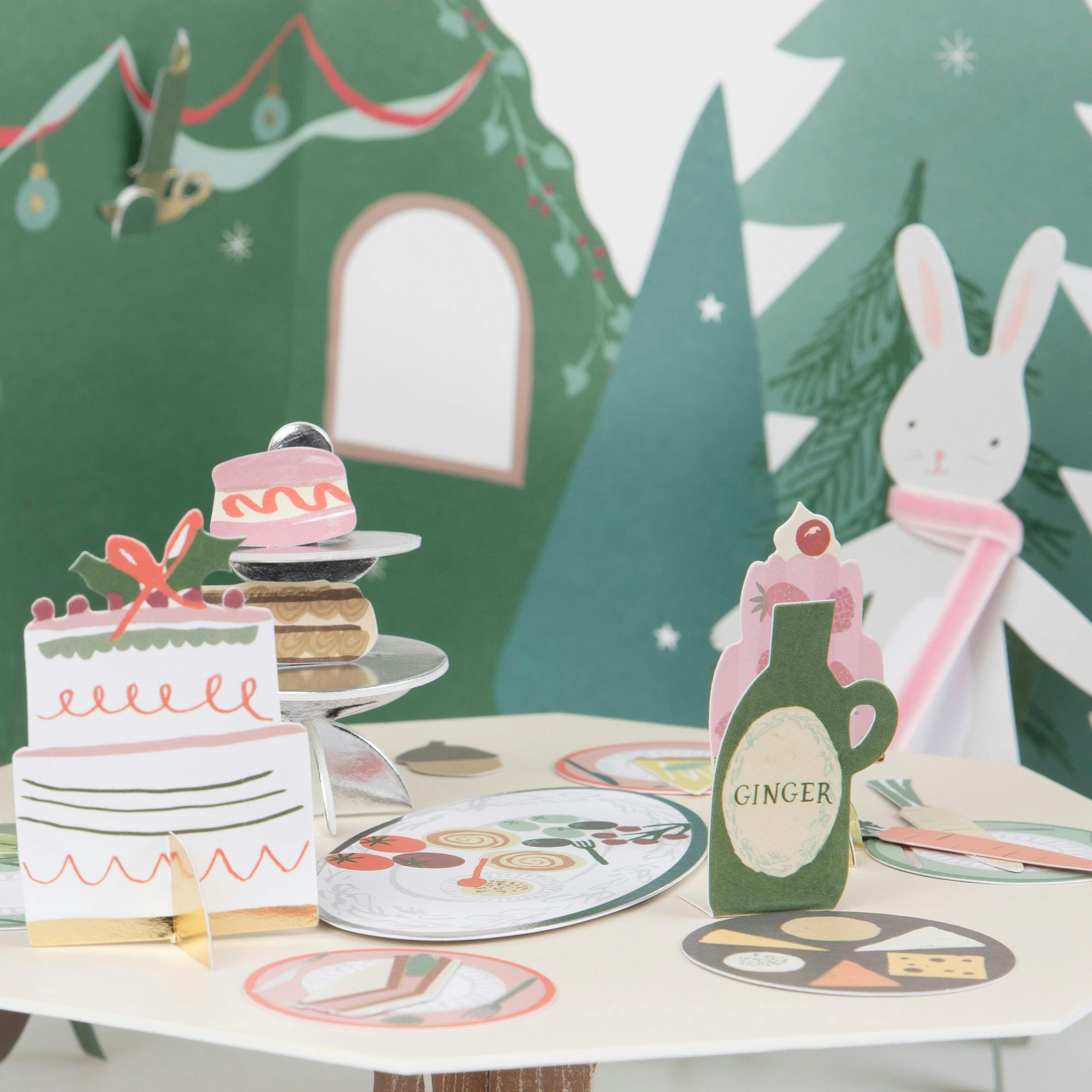 Owl'S Party Paper Play Advent Calendar