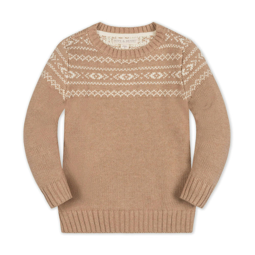 Organic Fair Isle Sweater