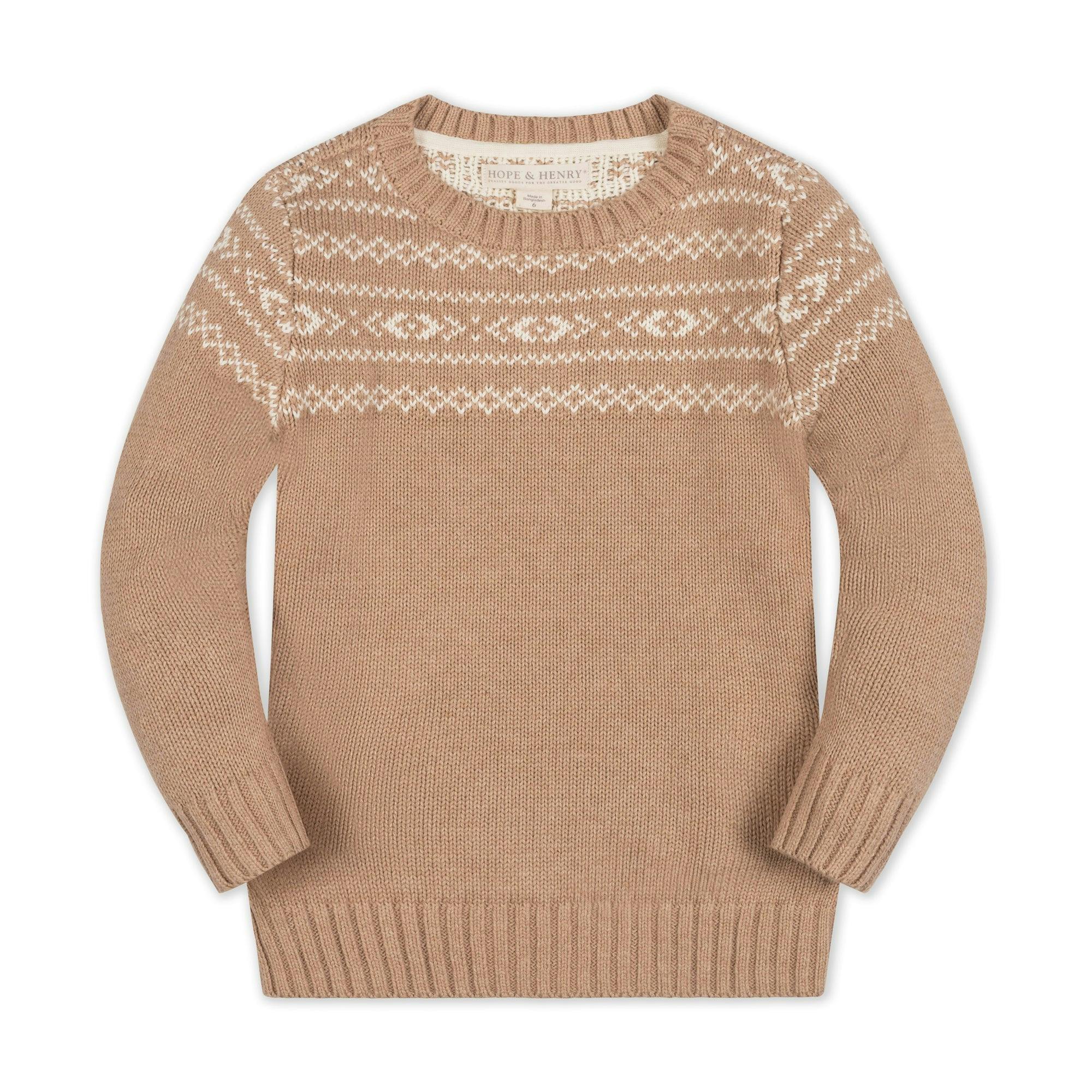 Organic Fair Isle Sweater