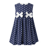 Star Print Bow Dress