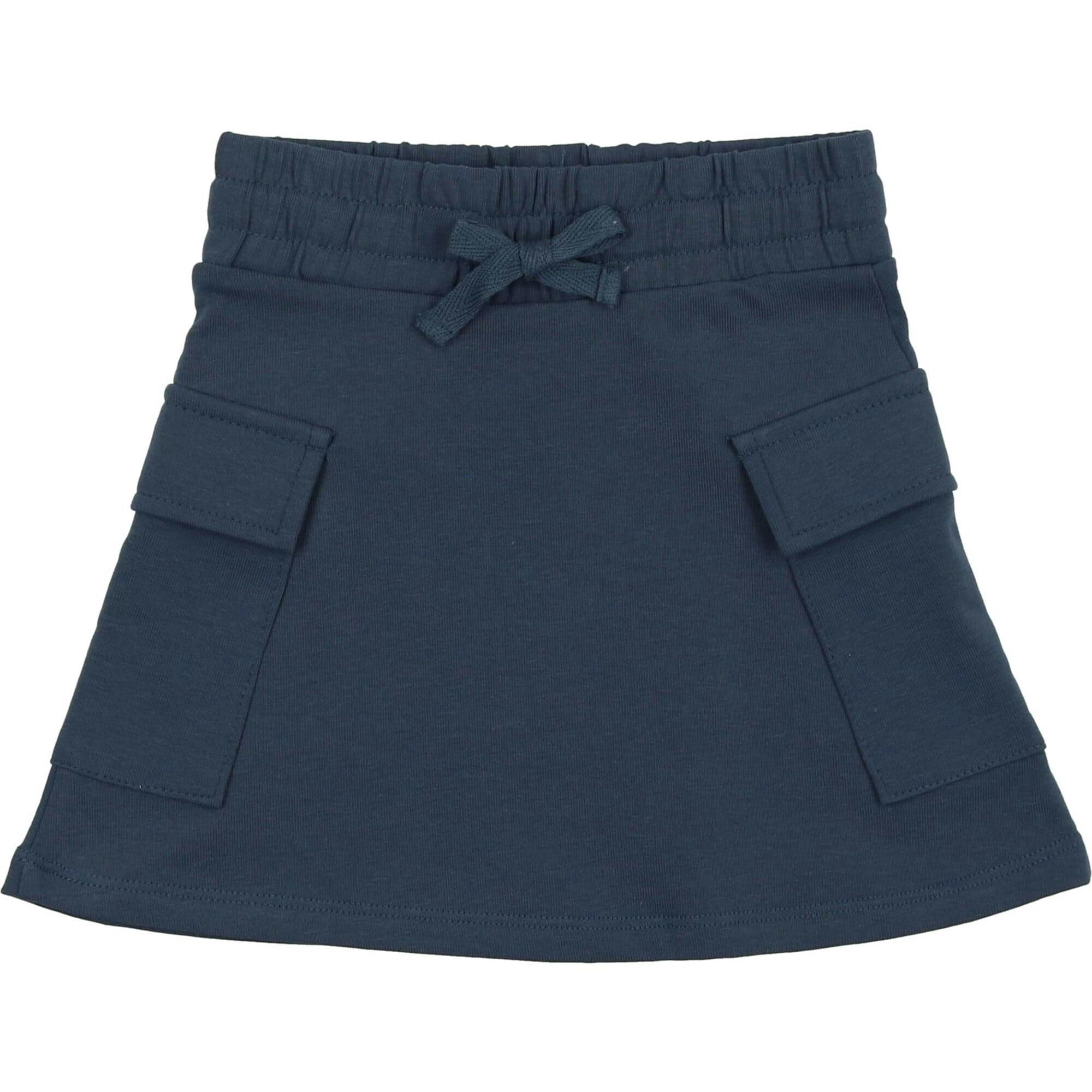 Rugby Stripe Pocket A-Line Short Skirt