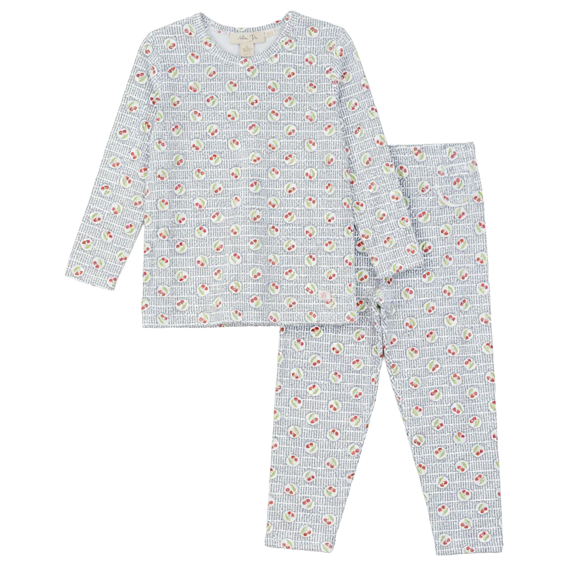 Cherry Print Dotted Set