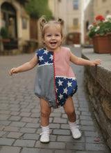 Sitara Star and Stripes Romper Multi-Coloured