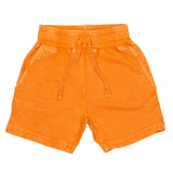 Kids Solid Enzyme Shorts - Orange