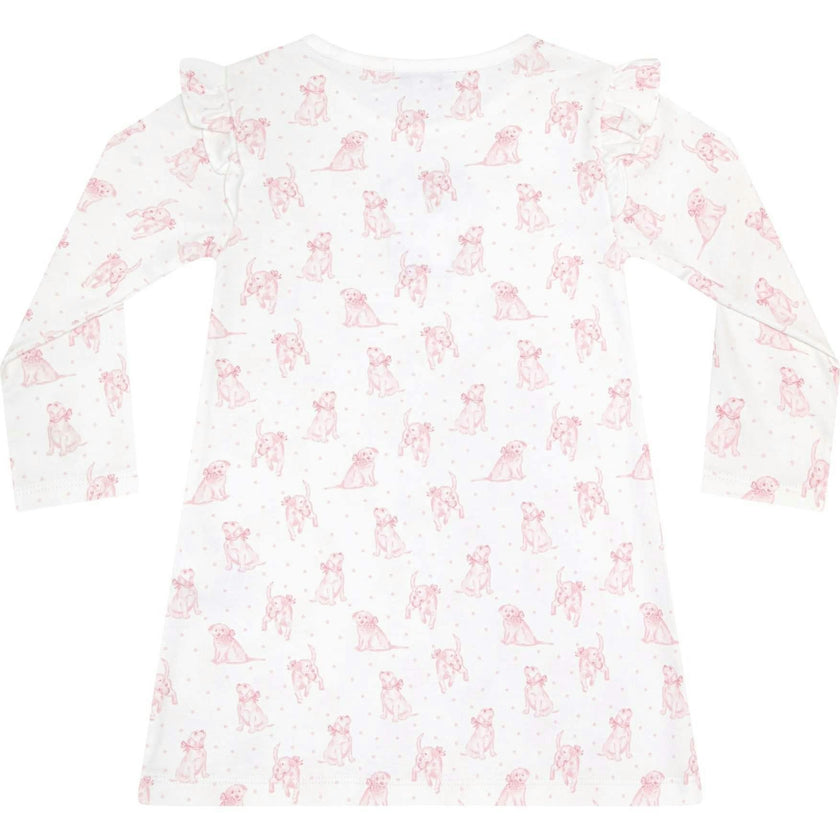 Pink Puppy Love Print Playtime Dress
