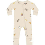 Modal Convertible Footy Pajamas in Petit Déjeuner