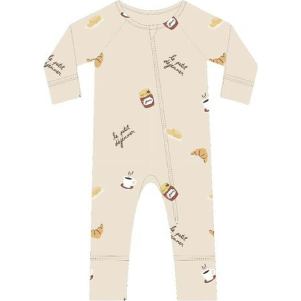Modal Convertible Footy Pajamas in Petit Déjeuner