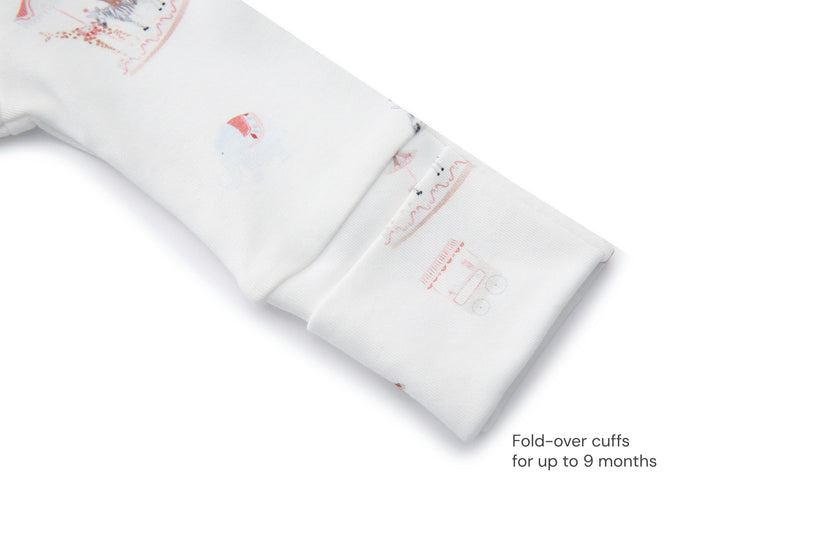 Organic Cotton Magnetic Footie Pajama - Cirque Enchanté