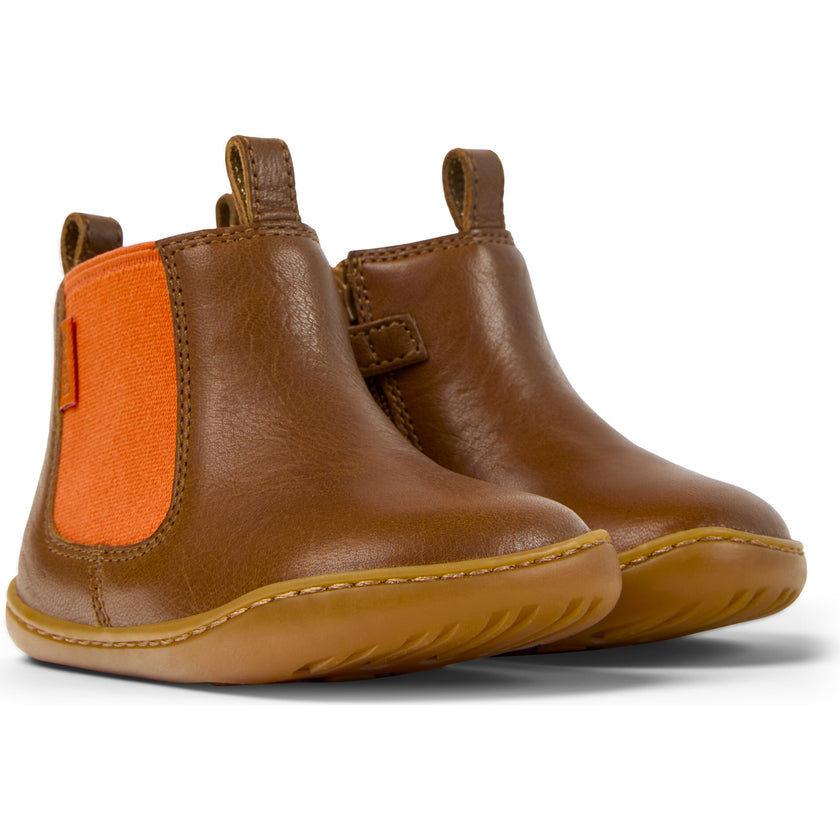 Kids Peu Leather Ankle Boots