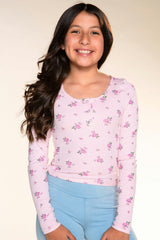 Ultra-Soft Rib Long Sleeve Fitted Henley