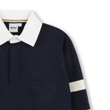 Navy Oversized Polo Shirt