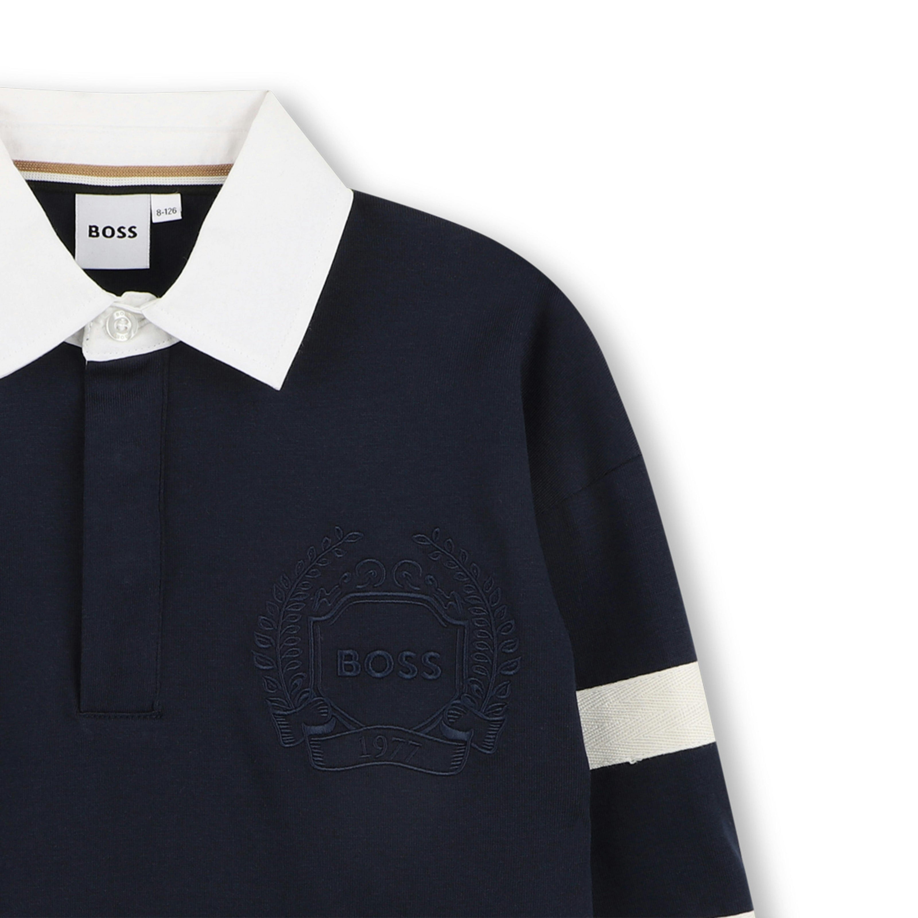 Navy Oversized Polo Shirt