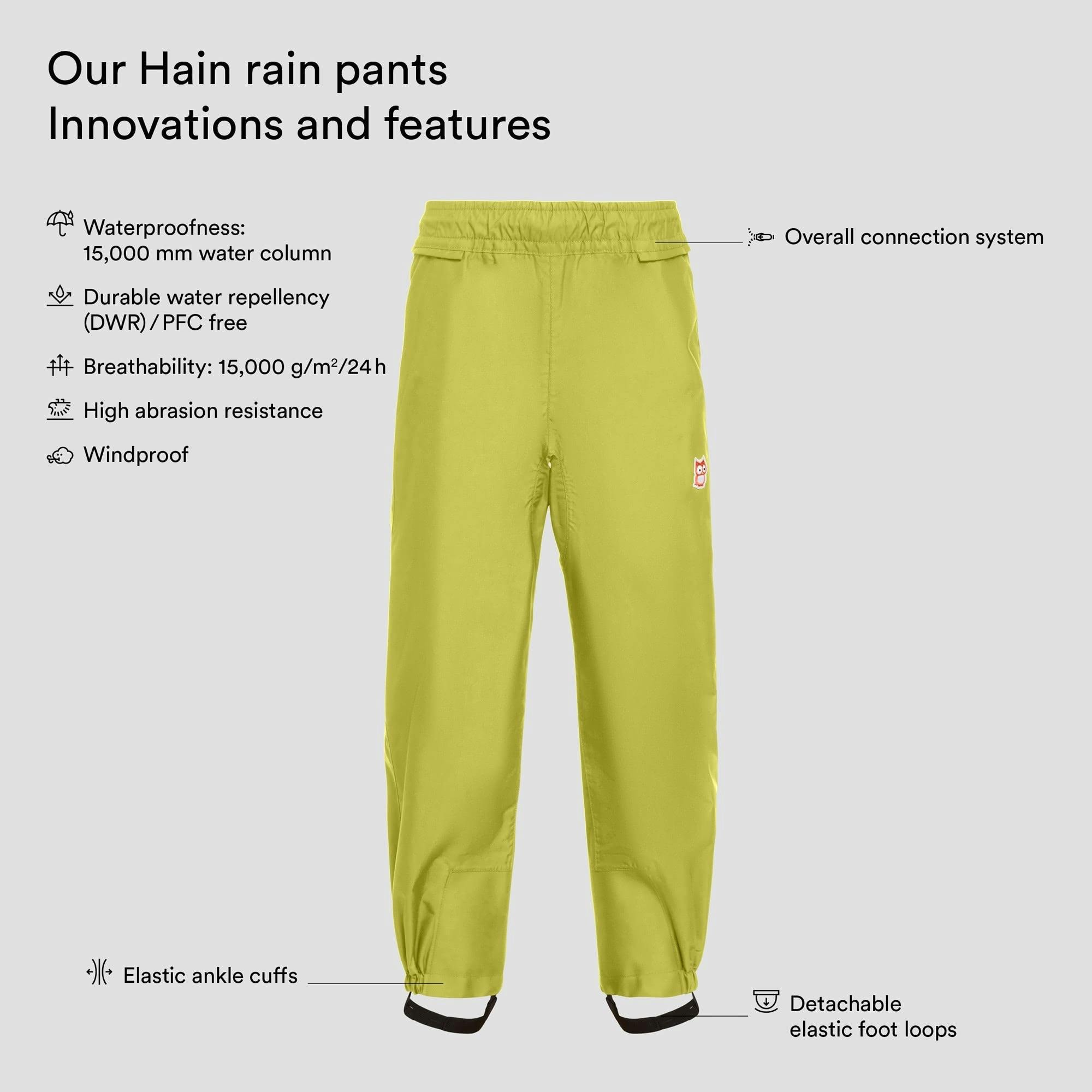 Hain rain pants